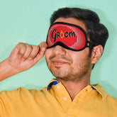 Groom Digital Printed Eye Mask Gift For Him